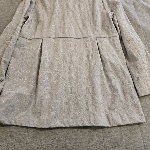 Toffee Apple Women's Jacket Button Up Lapel Dressy Textured Tapestry  Large - Picture 11 of 11